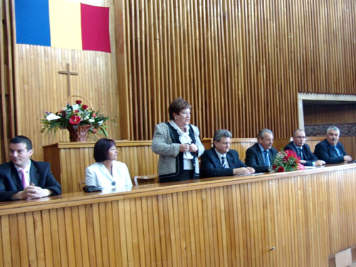 Foto instalare Olivia Ardelean - OPC Maramures (c) eMaramures.ro